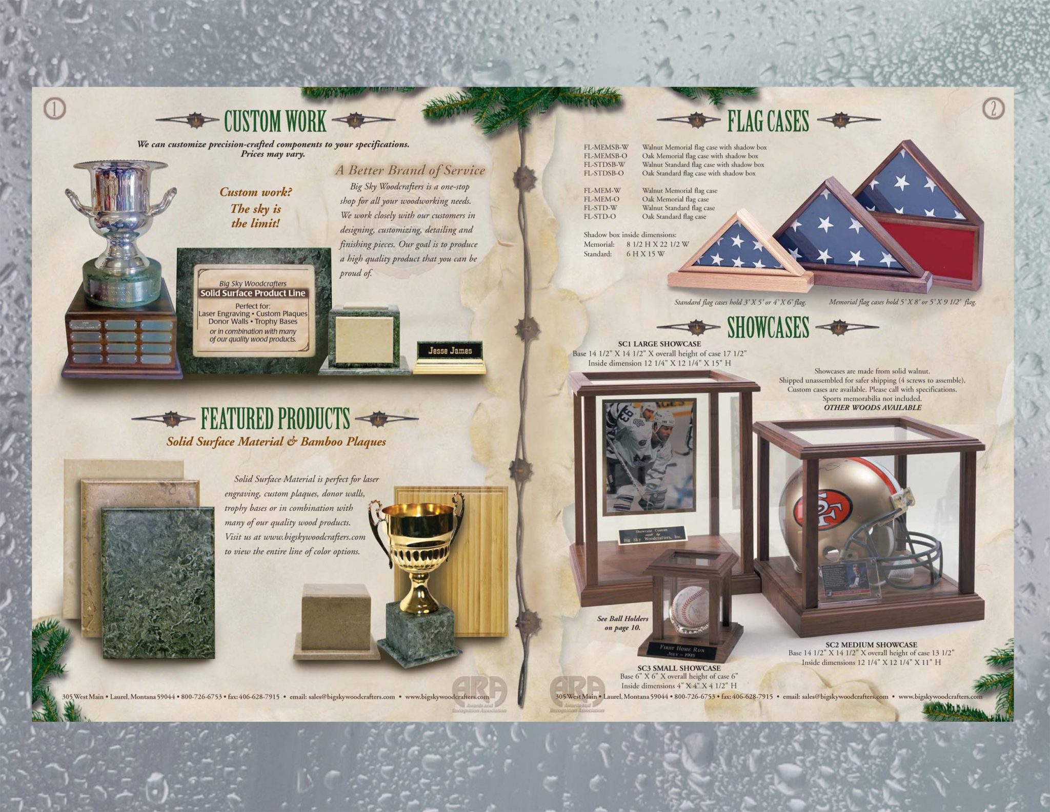 Big Sky Woodcrafters | 12 Page Product Catalog