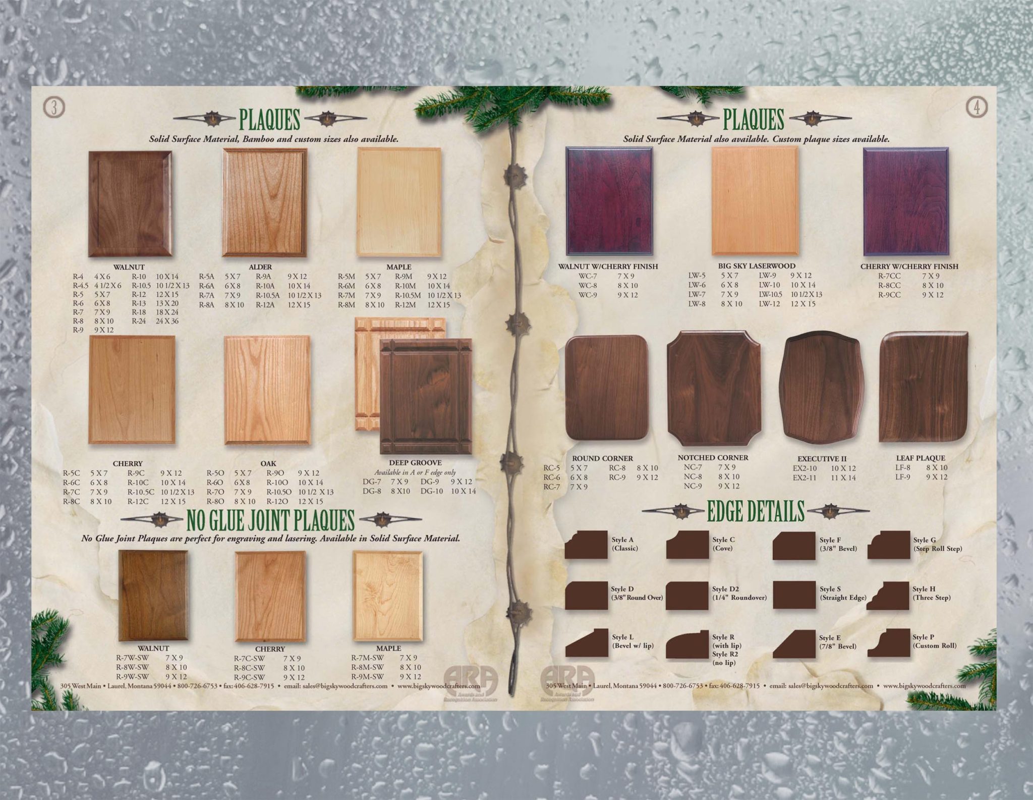 Big Sky Woodcrafters | 12 Page Product Catalog