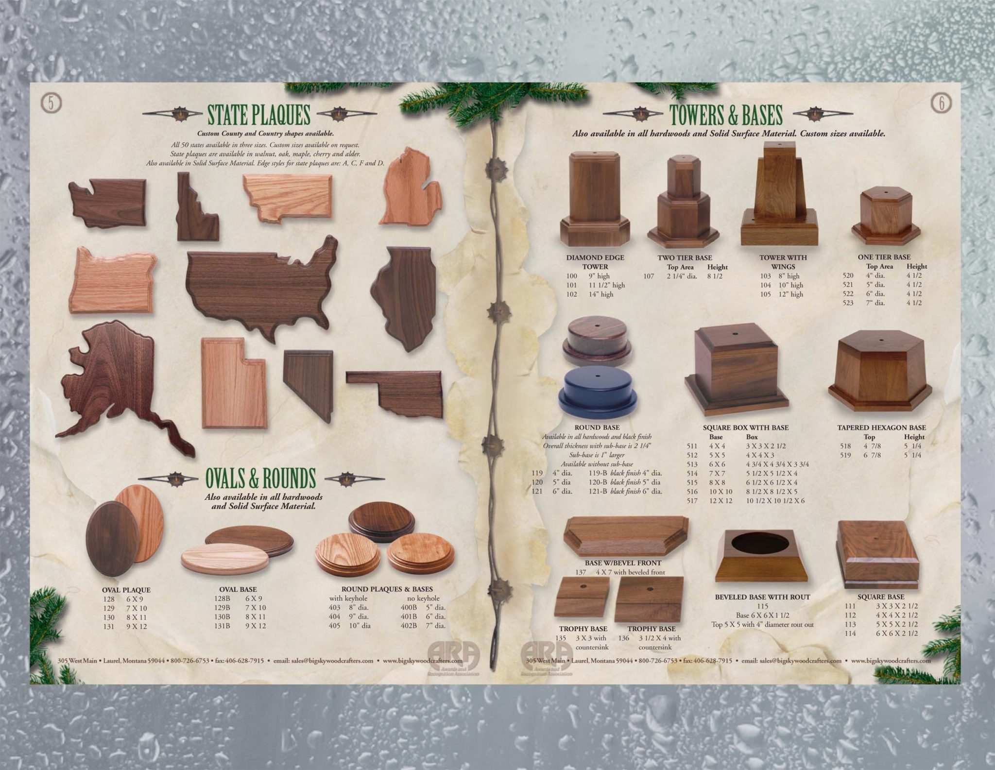 Big Sky Woodcrafters | 12 Page Product Catalog