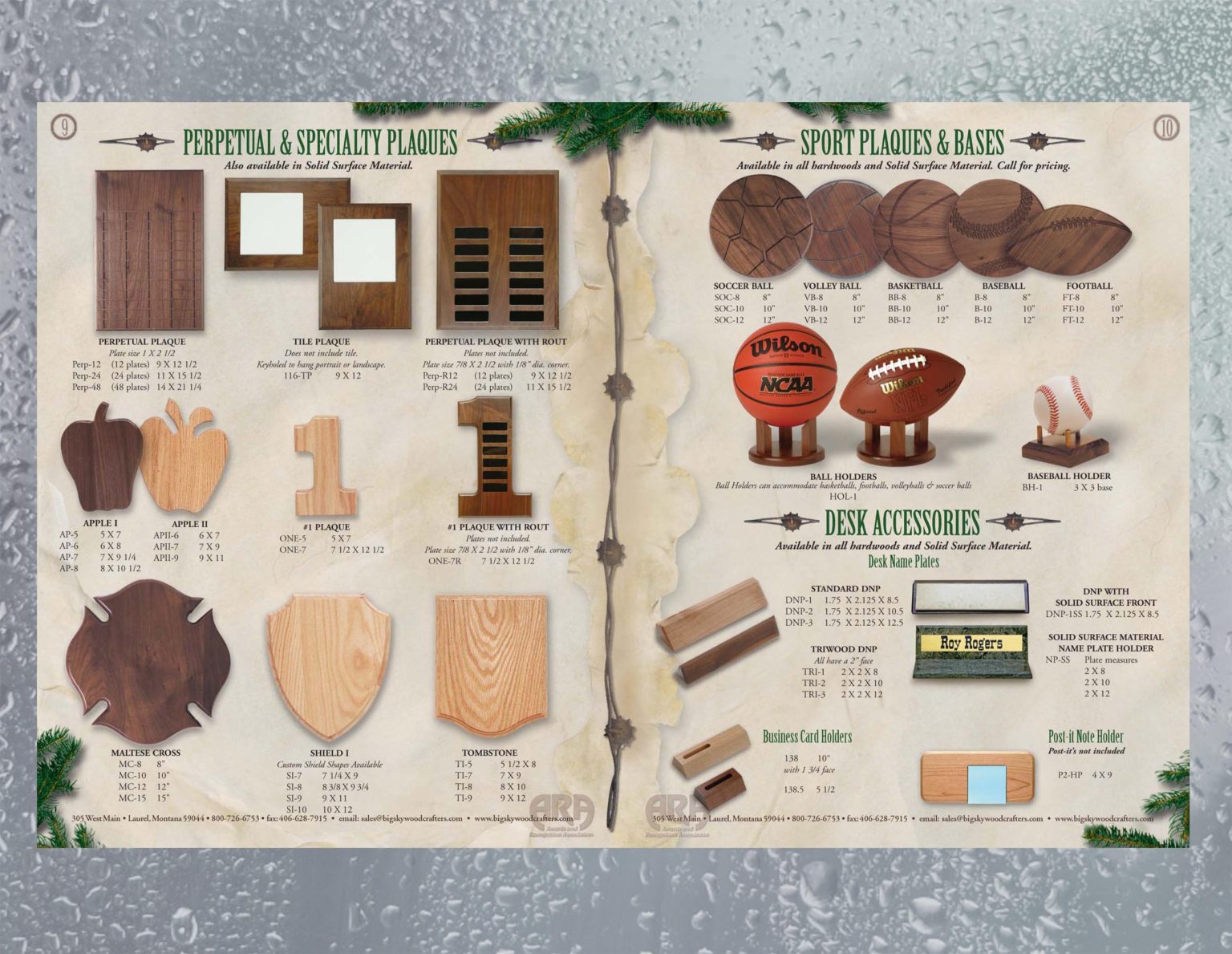 Big Sky Woodcrafters | 12 Page Product Catalog