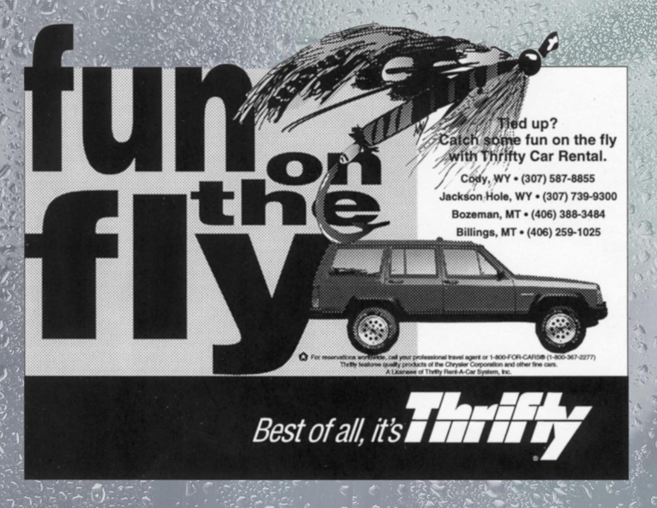 Thrifty Car Rental | Newspaper Ad