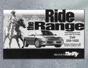 Thrifty Car Rental | Newspaper Ad